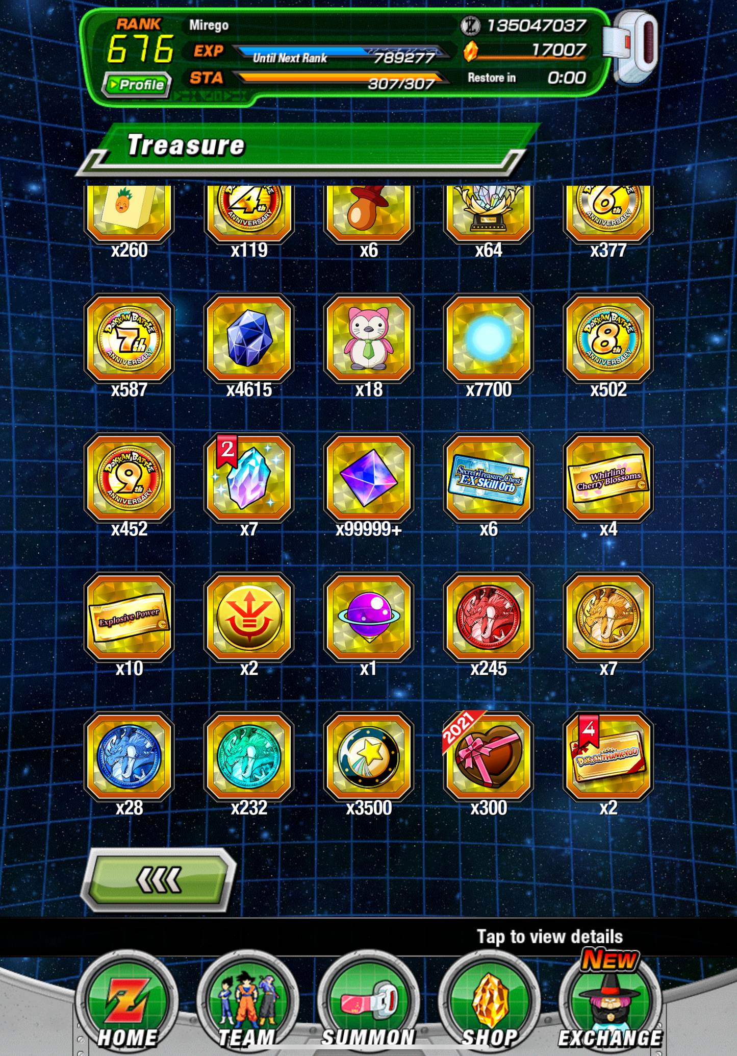 ⭐ Dokkan Battle - 16,150DS - GLOBAL IOS - 132  LR + 57 DFE + 1000 COINS