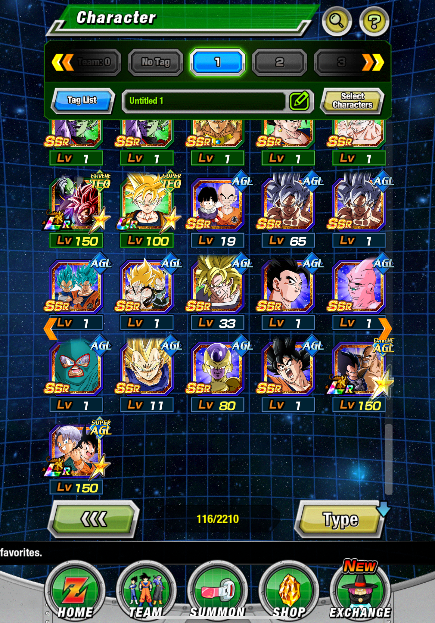 ⭐ Dokkan Battle - 14,500DS - GLOBAL IOS - 116 LR + 66 DFE + Rainbow 9 Anni LR’s + 200 COINS