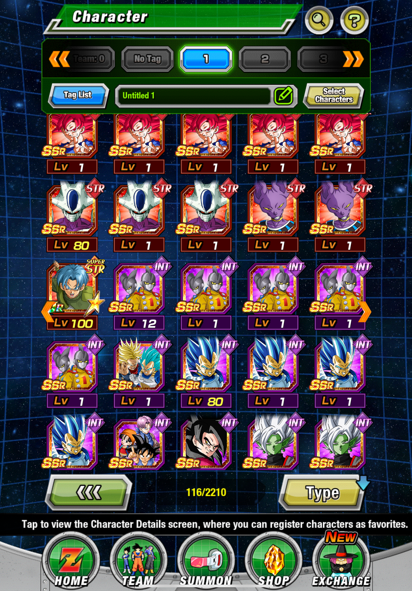 ⭐ Dokkan Battle - 14,500DS - GLOBAL IOS - 116 LR + 66 DFE + Rainbow 9 Anni LR’s + 200 COINS