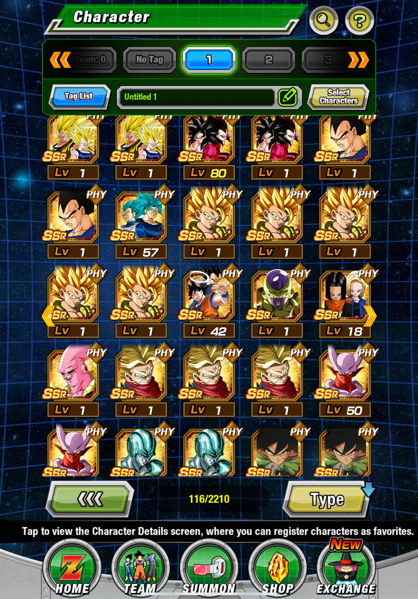 ⭐ Dokkan Battle - 14,500DS - GLOBAL IOS - 116 LR + 66 DFE + Rainbow 9 Anni LR’s + 200 COINS