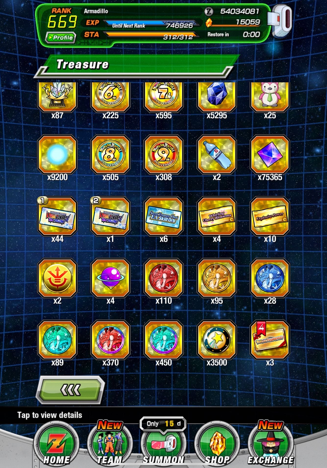 ⭐ Dokkan Battle - 15,050Ds - GLOBAL IOS - 117 LR + 90 DFE + All New WWDC Units