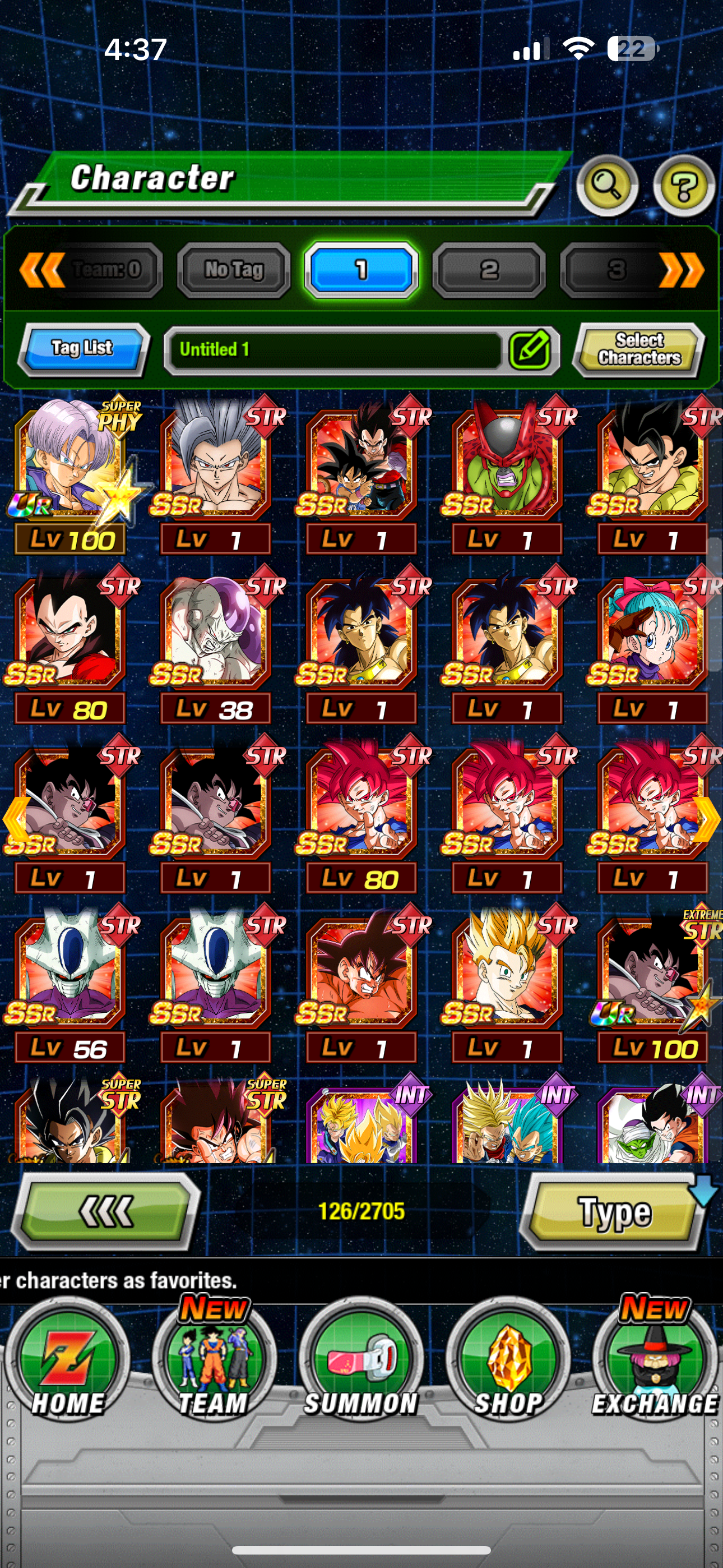 ⭐ Dokkan Battle - 15,600Ds - GLOBAL IOS - 126 LR + 118 DFE + All New WWDC Unit