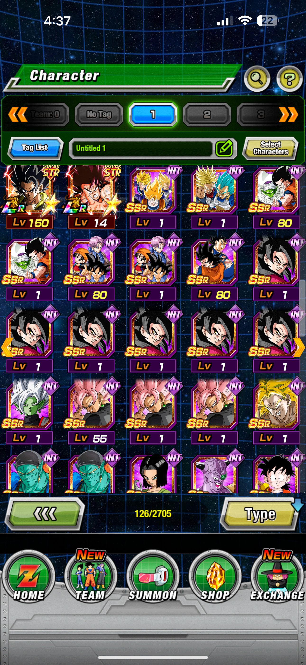 ⭐ Dokkan Battle - 15,600Ds - GLOBAL IOS - 126 LR + 118 DFE + All New WWDC Unit