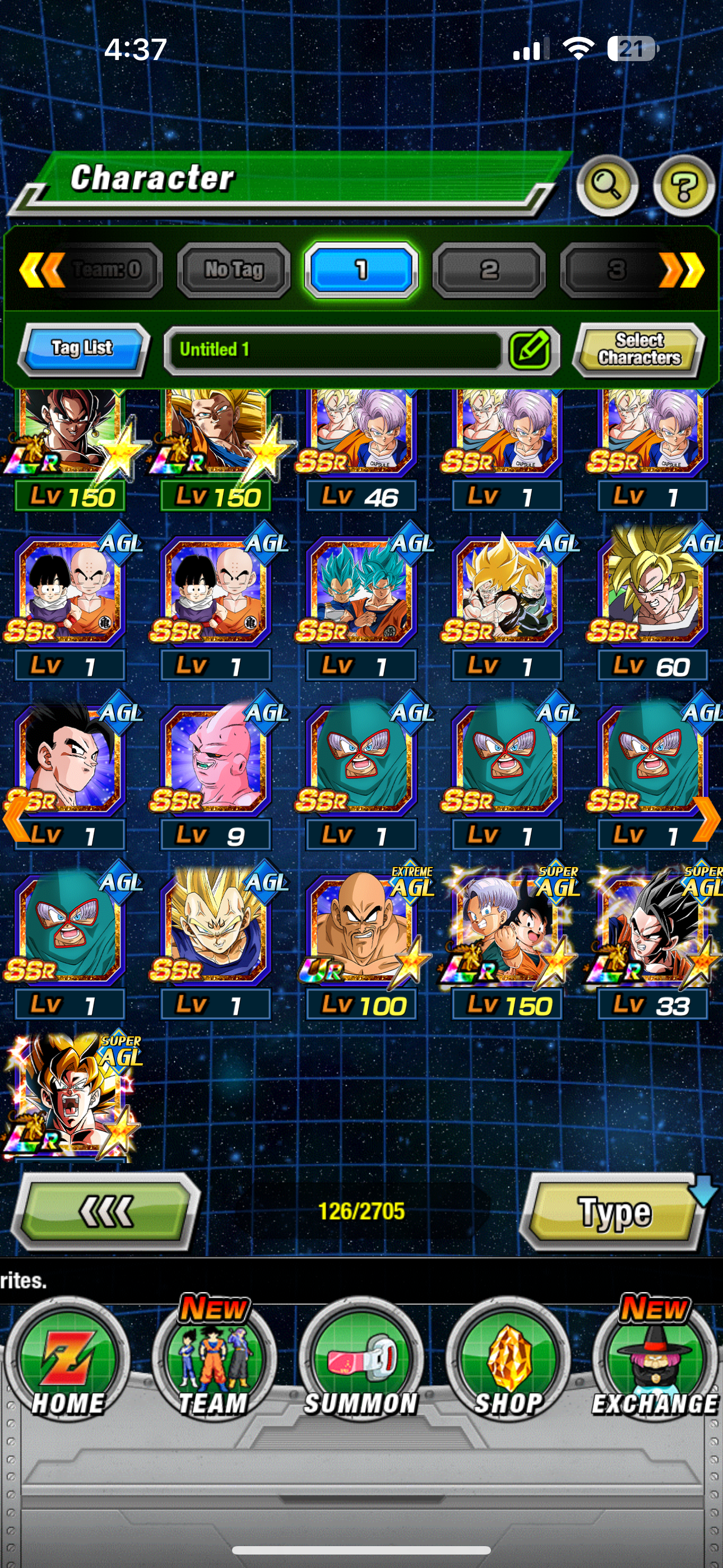 ⭐ Dokkan Battle - 15,600Ds - GLOBAL IOS - 126 LR + 118 DFE + All New WWDC Unit