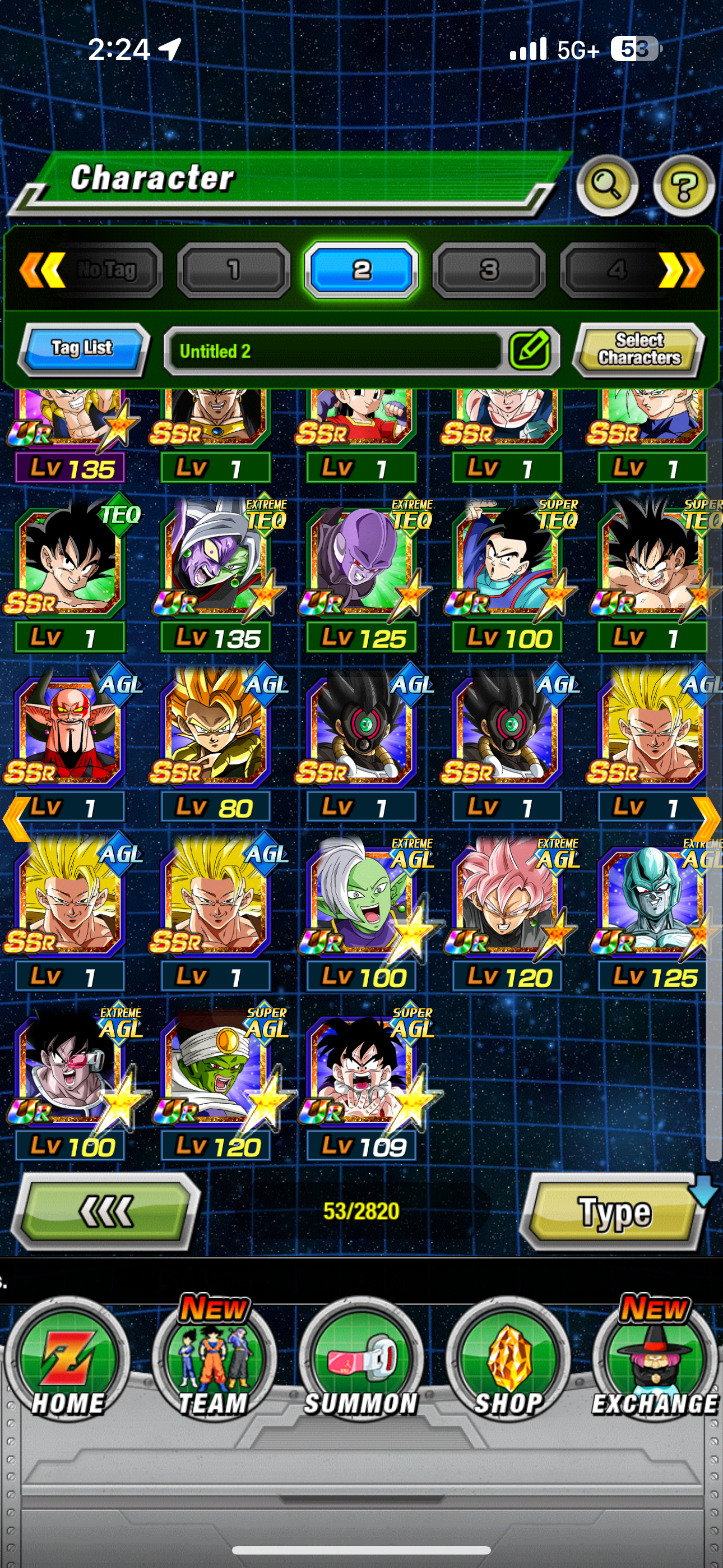 ⭐ Dokkan Battle - 16,050DS - GLOBAL IOS - All 9 Anniversary Units - 110 LR + 53 DFE + 500 COINS