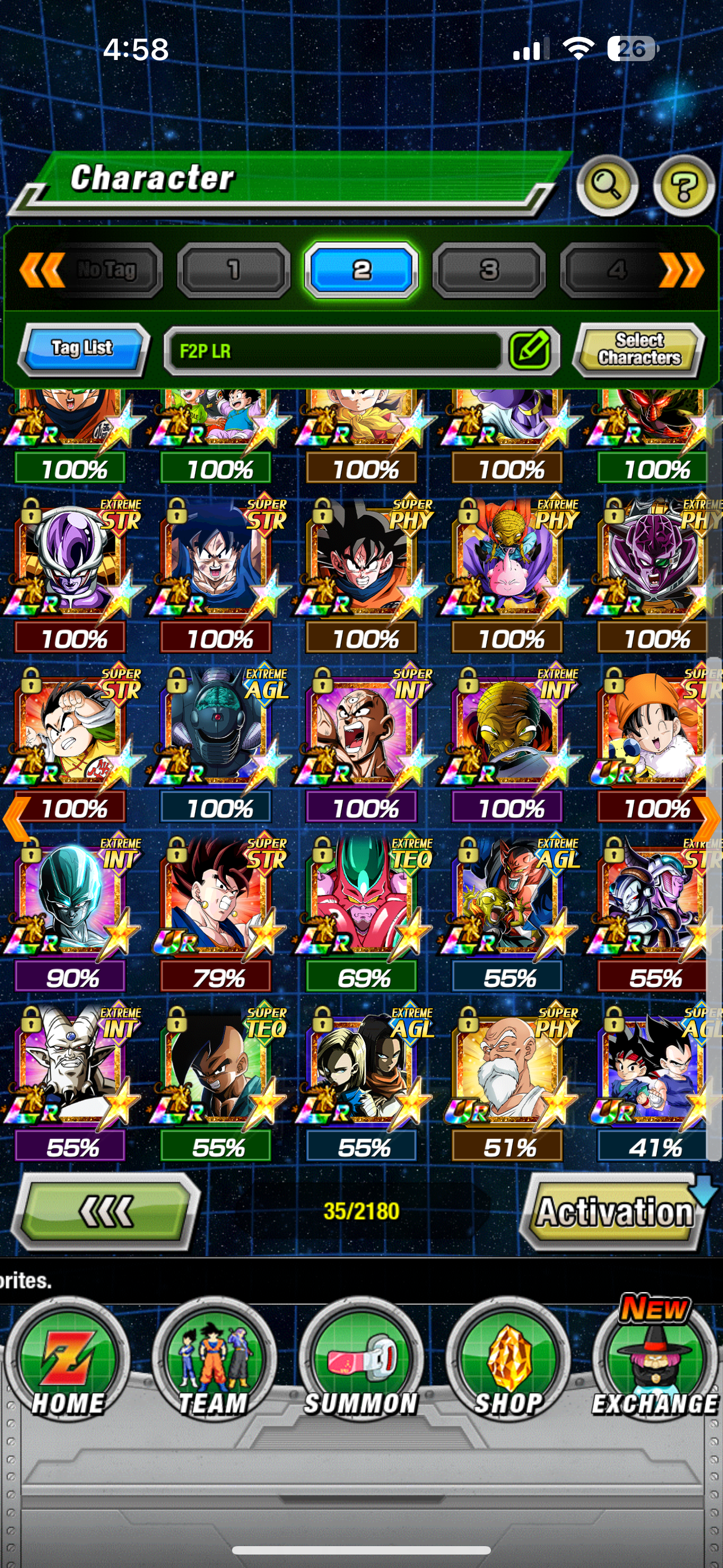 ⭐ Dokkan Battle - 13,800DS - GLOBAL IOS - All 9 Anniversary Units - 71 LR + 34 DFE + 1200 COINS