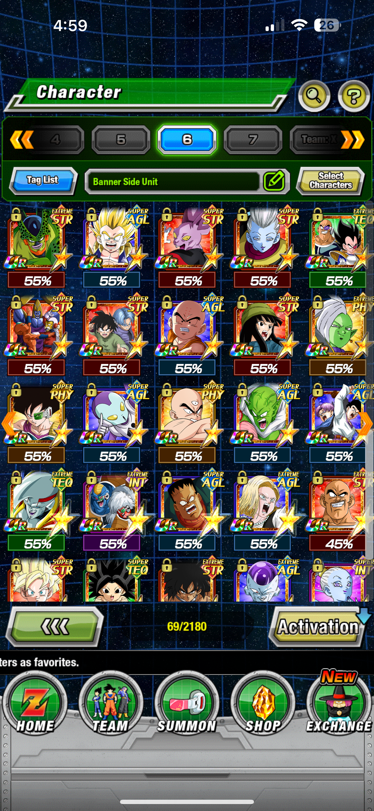 ⭐ Dokkan Battle - 13,800DS - GLOBAL IOS - All 9 Anniversary Units - 71 LR + 34 DFE + 1200 COINS