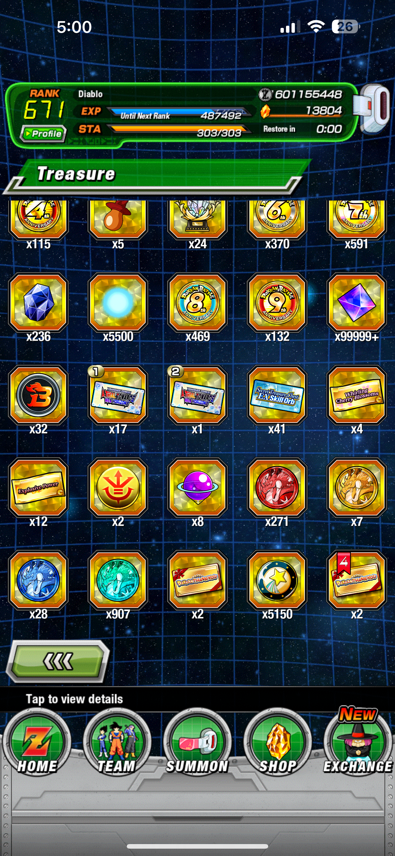 ⭐ Dokkan Battle - 13,800DS - GLOBAL IOS - All 9 Anniversary Units - 71 LR + 34 DFE + 1200 COINS