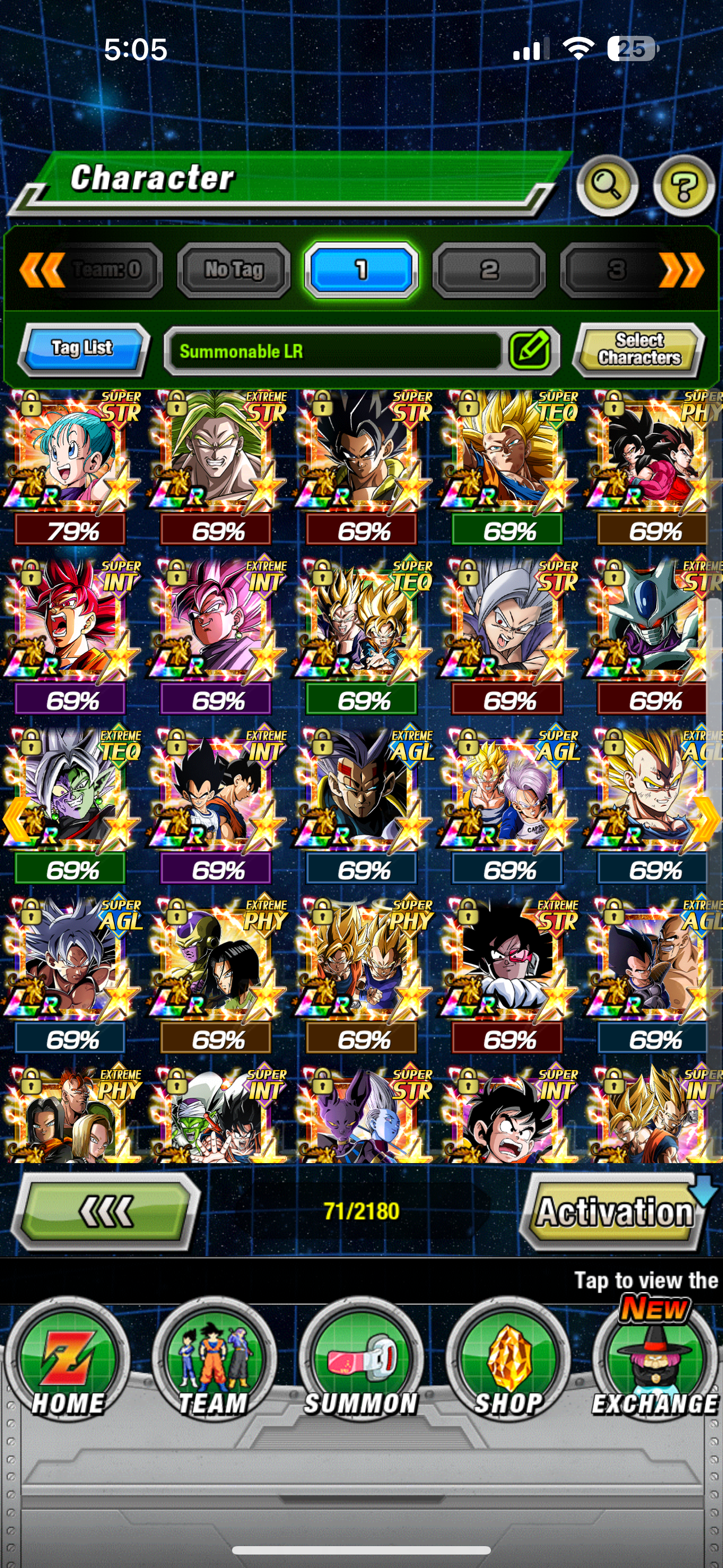 ⭐ Dokkan Battle - 13,800DS - GLOBAL IOS - All 9 Anniversary Units - 71 LR + 34 DFE + 1200 COINS