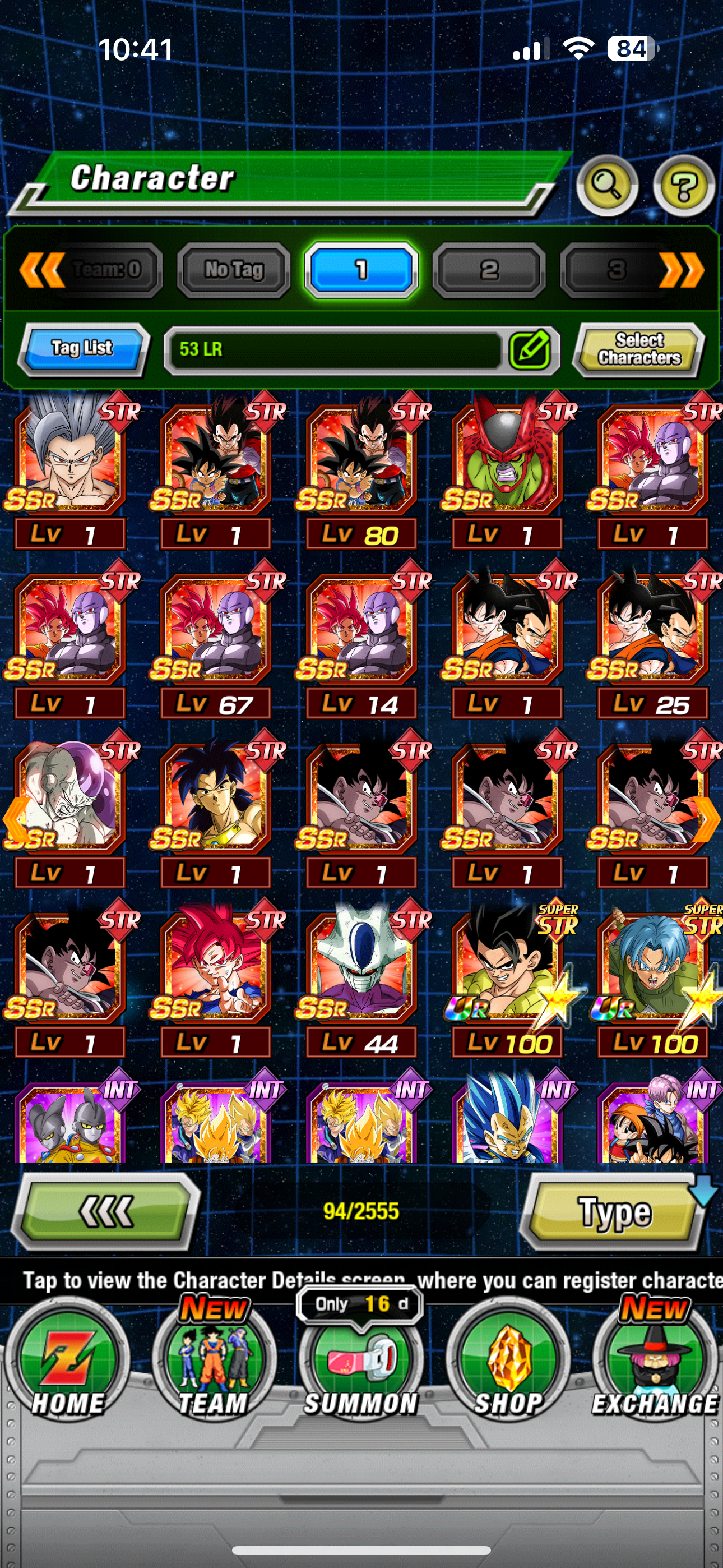 ⭐ Dokkan Battle - 17,800DS - GLOBAL IOS - 94 LR + 81 DFE + 1000 COINS