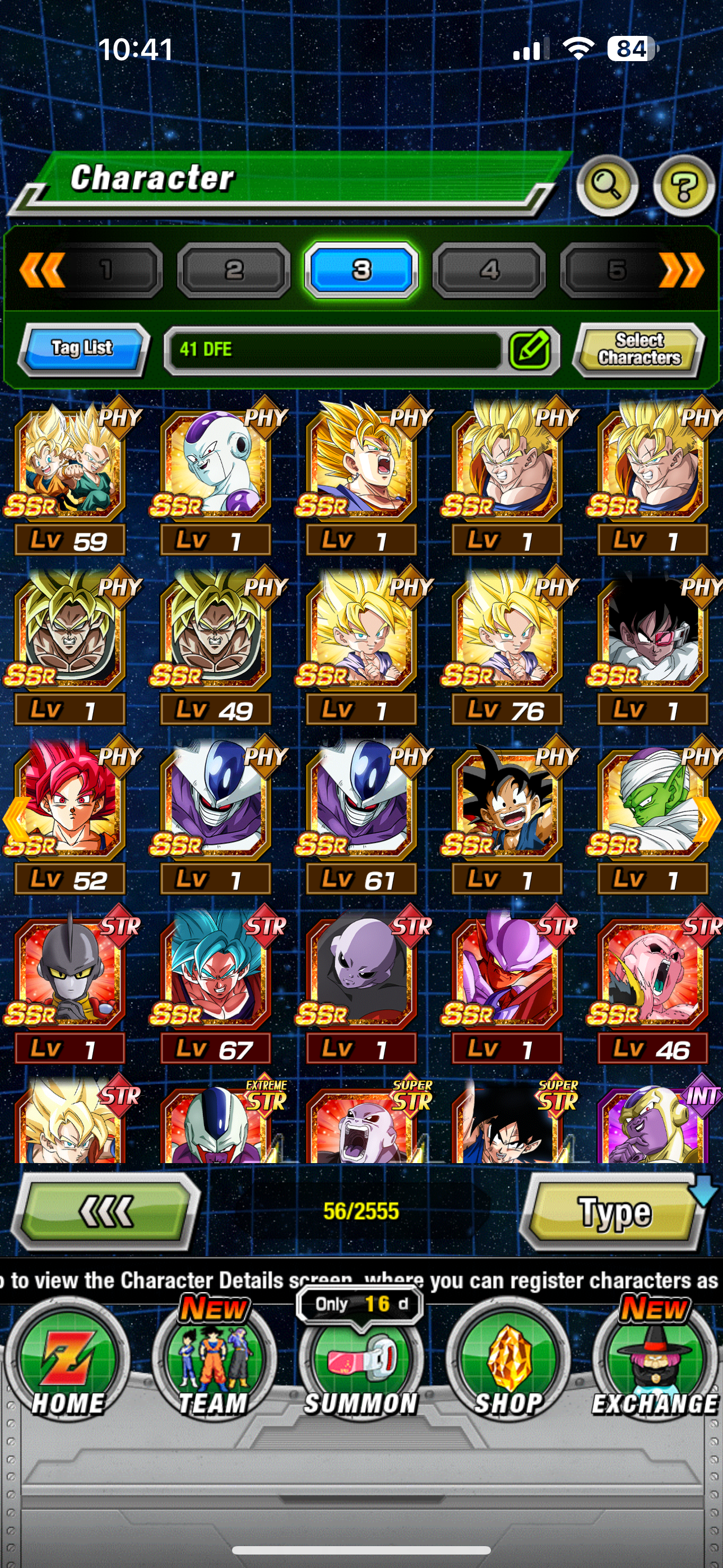 ⭐ Dokkan Battle - 17,800DS - GLOBAL IOS - 94 LR + 81 DFE + 1000 COINS