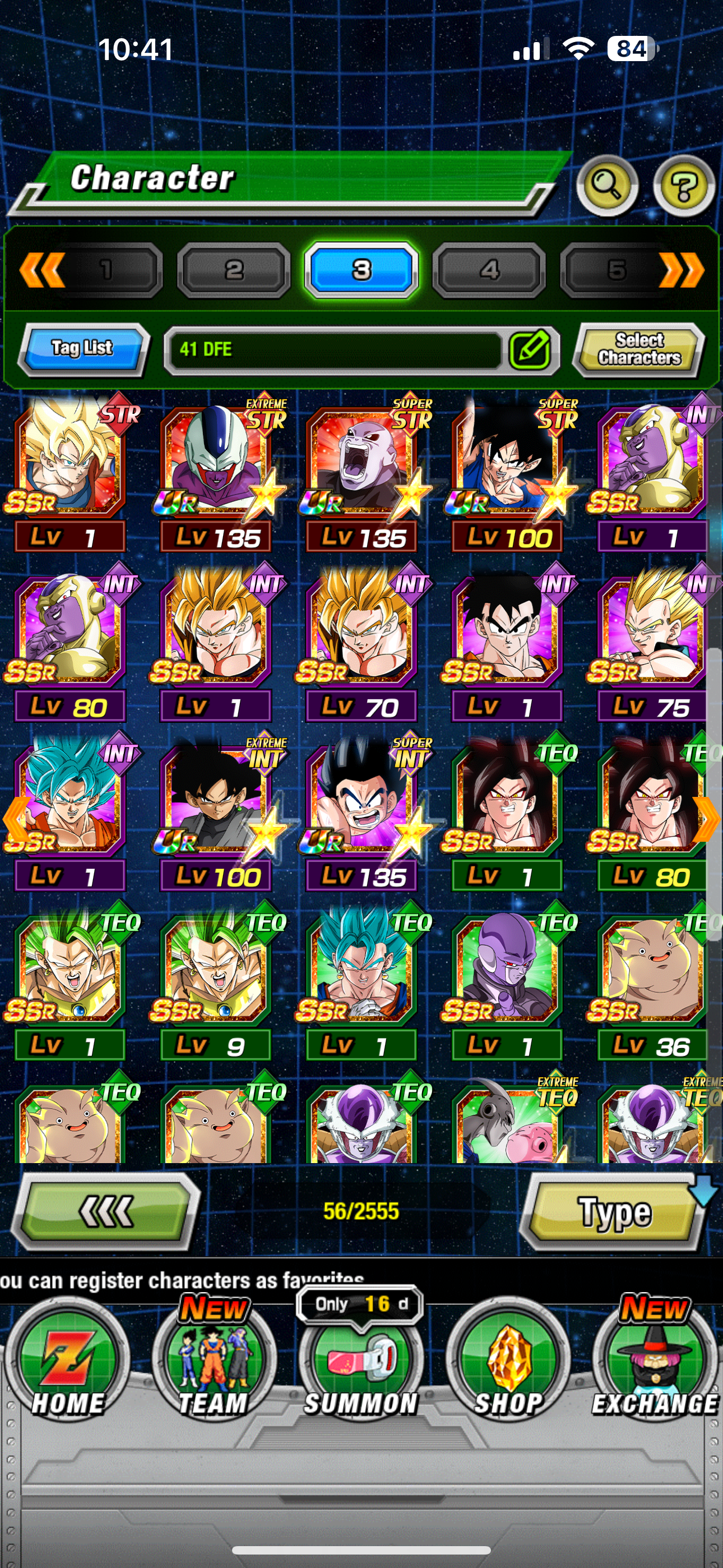 ⭐ Dokkan Battle - 17,800DS - GLOBAL IOS - 94 LR + 81 DFE + 1000 COINS