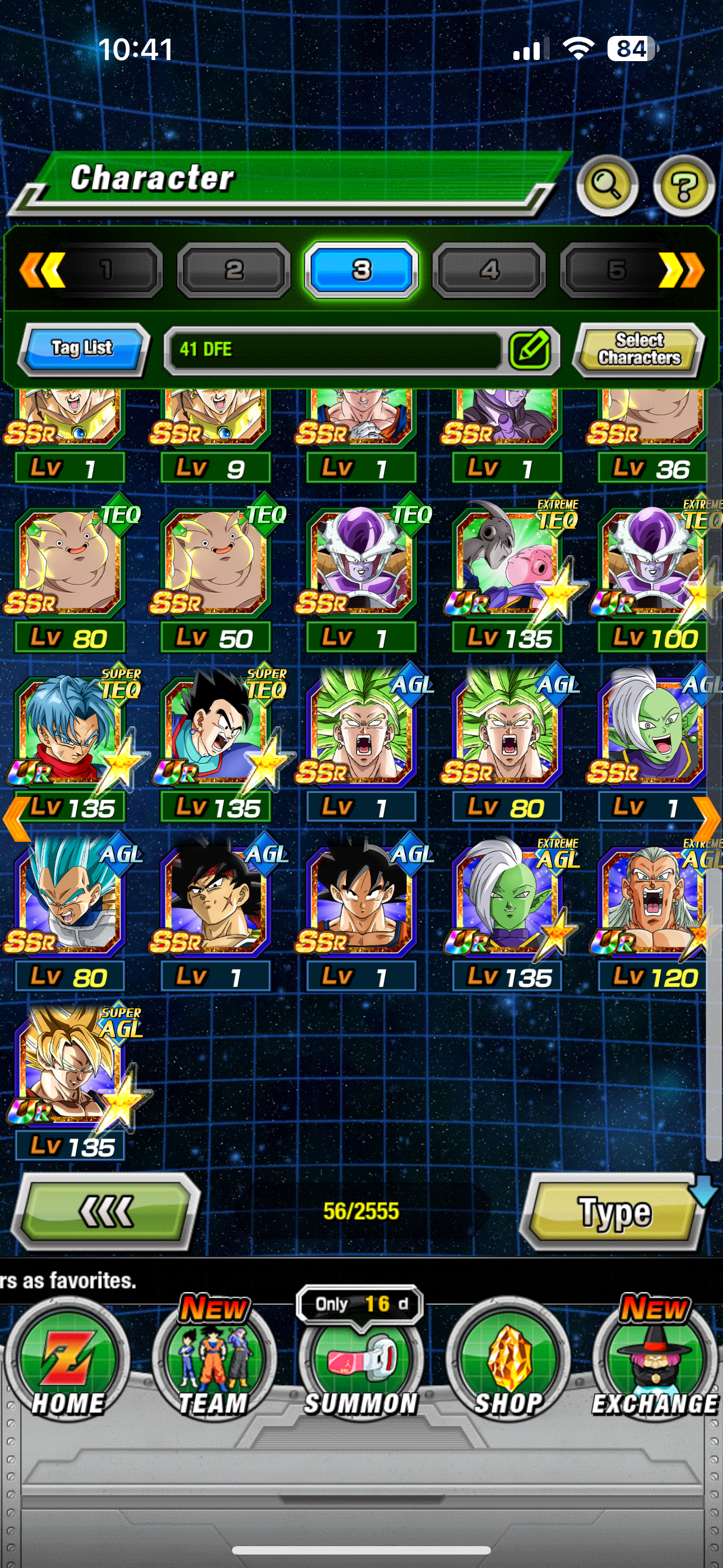 ⭐ Dokkan Battle - 17,800DS - GLOBAL IOS - 94 LR + 81 DFE + 1000 COINS