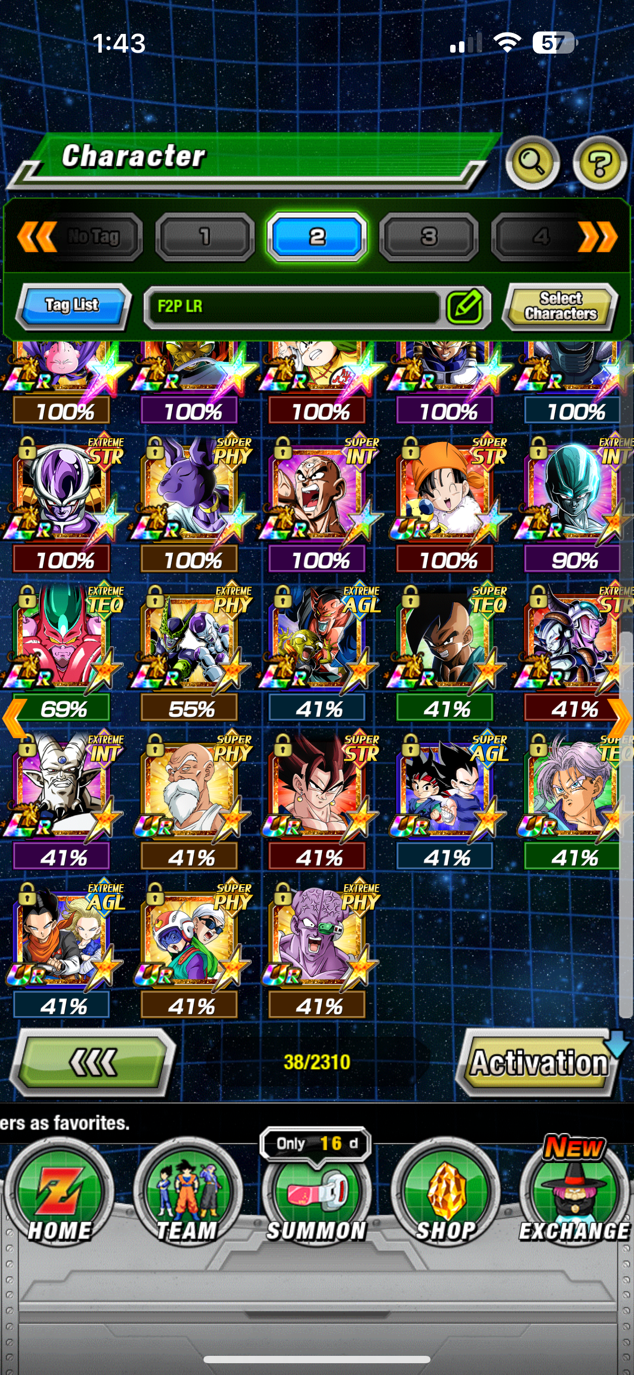 ⭐ Dokkan Battle - Rank 700- 11,750 DS - GLOBAL IOS - 91 LR + 85 DFE + 1100 COINS