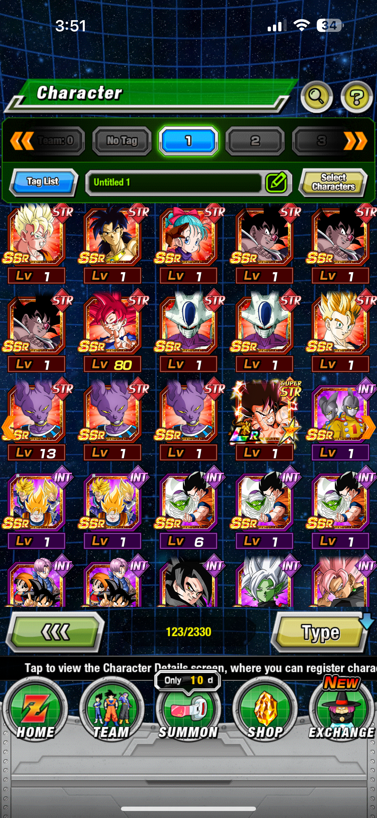 ⭐ Dokkan Battle - 15,600Ds - GLOBAL IOS - 123 LR + 97 DFE + All New WWDC Unit