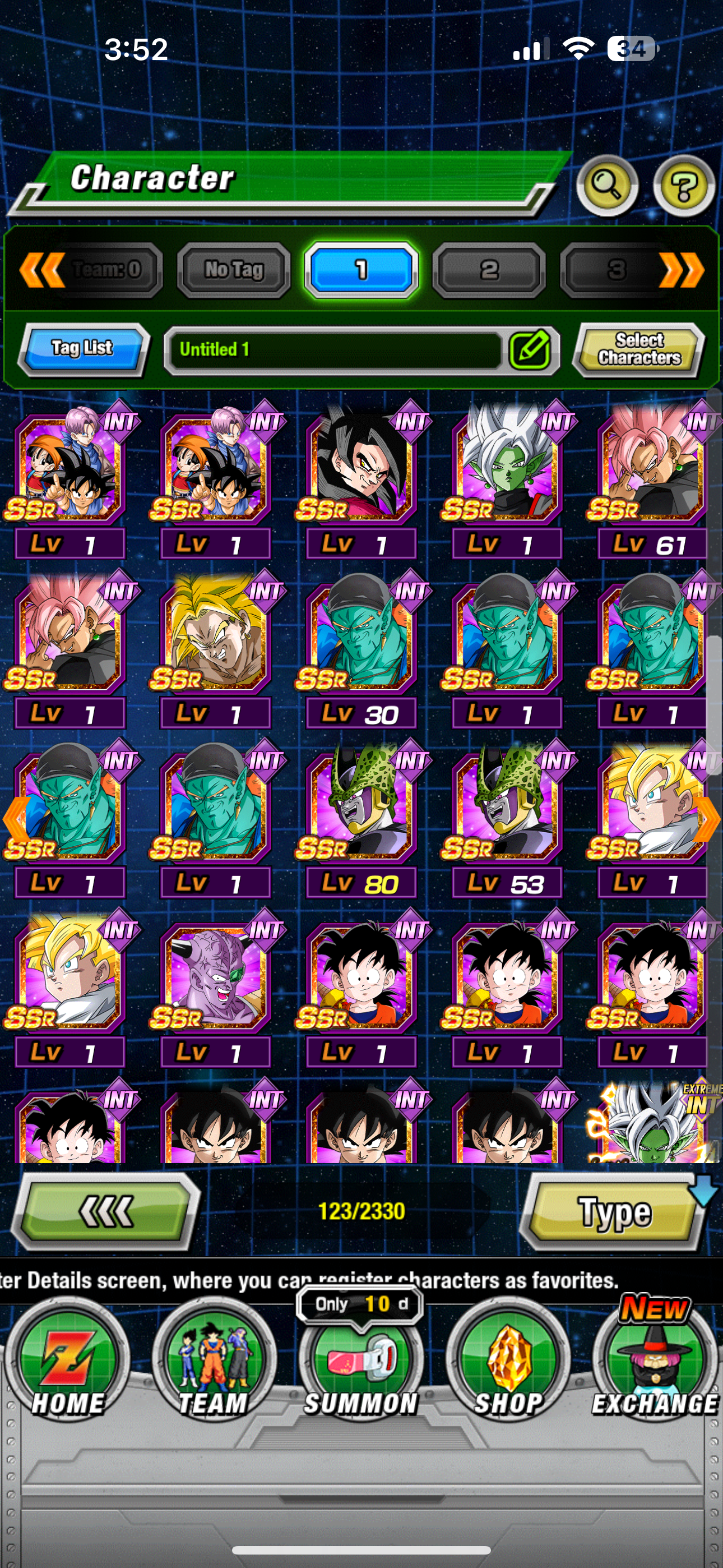 ⭐ Dokkan Battle - 15,600Ds - GLOBAL IOS - 123 LR + 97 DFE + All New WWDC Unit