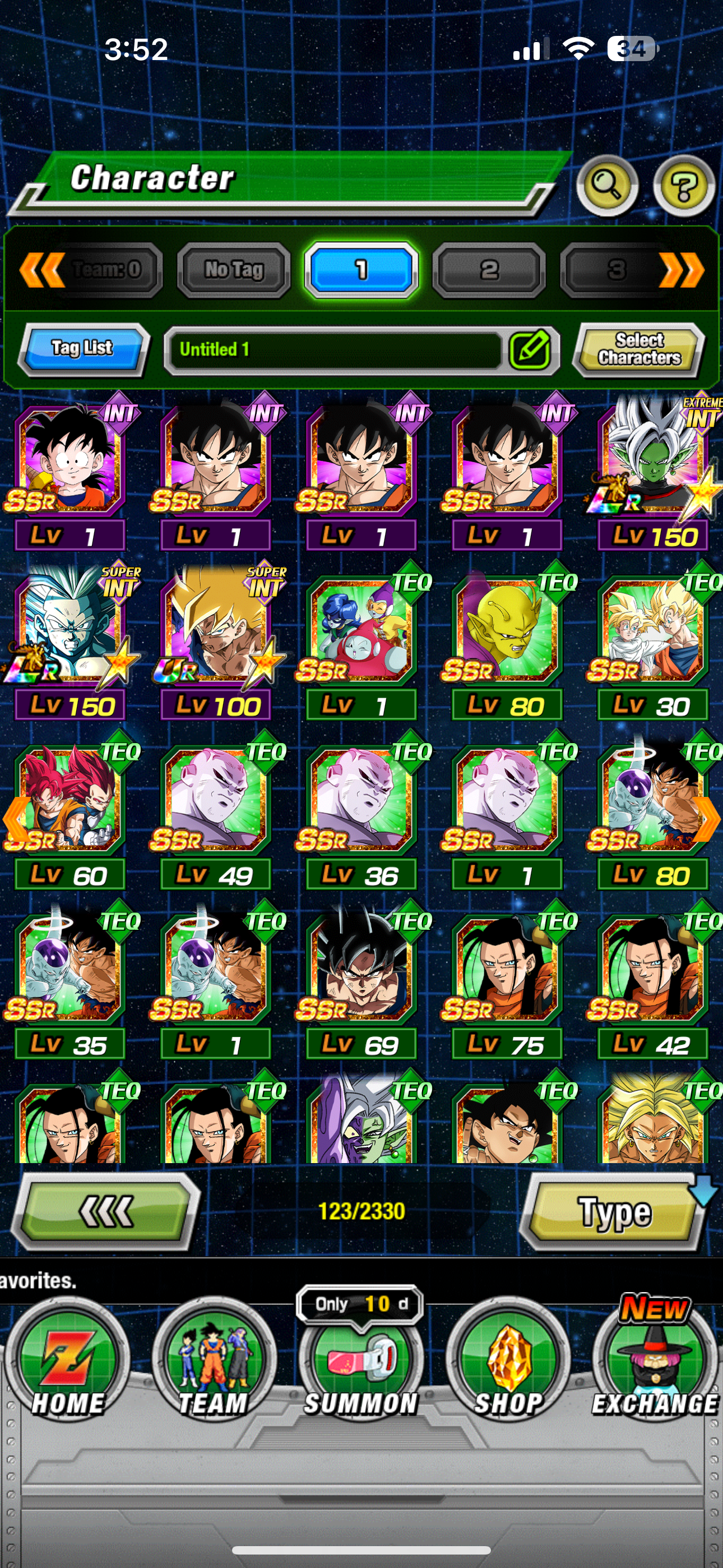 ⭐ Dokkan Battle - 15,600Ds - GLOBAL IOS - 123 LR + 97 DFE + All New WWDC Unit