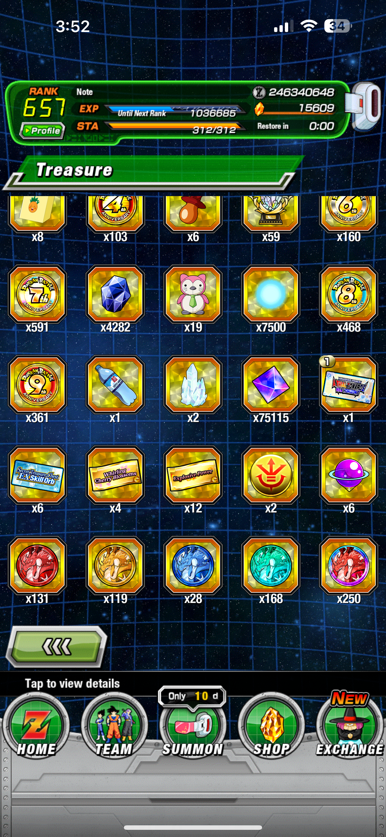 ⭐ Dokkan Battle - 15,600Ds - GLOBAL IOS - 123 LR + 97 DFE + All New WWDC Unit